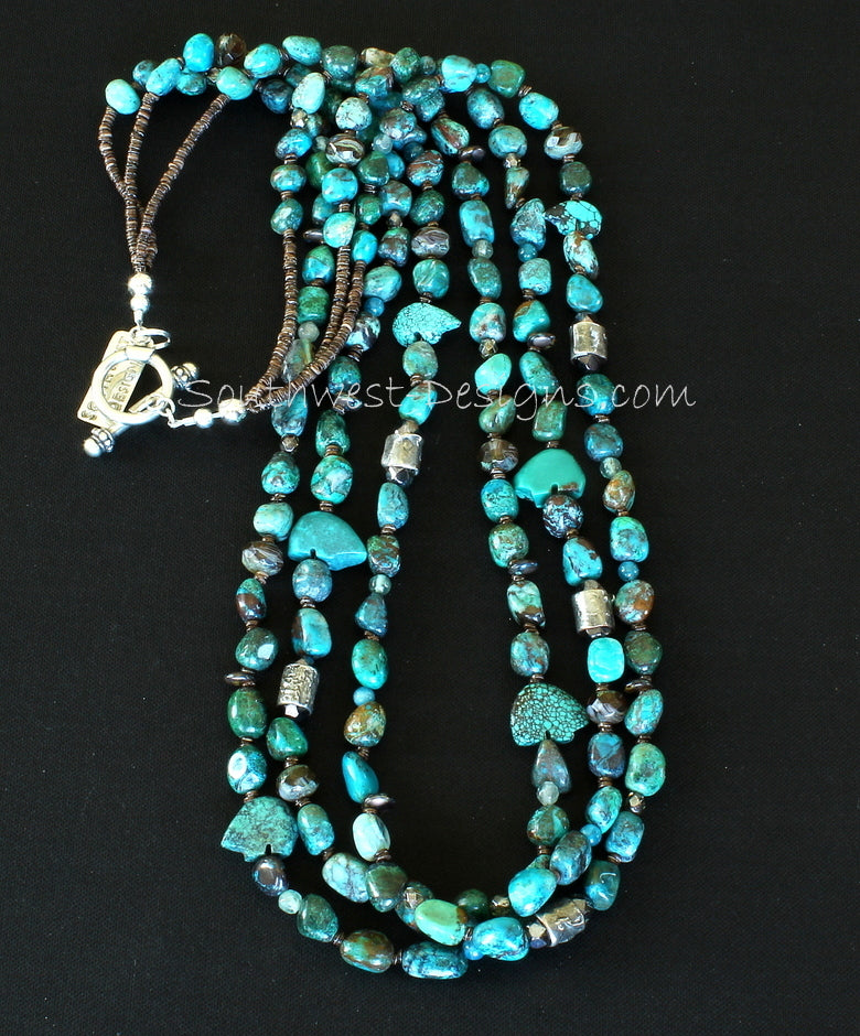 Polished Turquoise Beads For Jewelry Making
